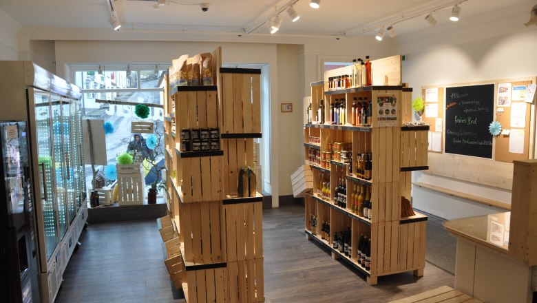 Verkaufsraum im Dorfladen