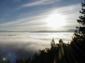 Nebel und Meer im Naturpark Hohe Wand, &copy; &copy;Naturpark Hohe Wand