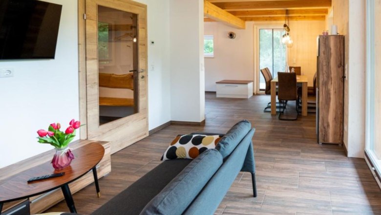 Wohnbereich, &copy; Chalets Lunz am See