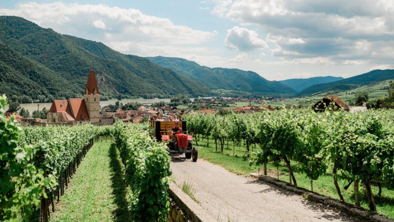 Traktorfahrt, &copy; Benno Bertl