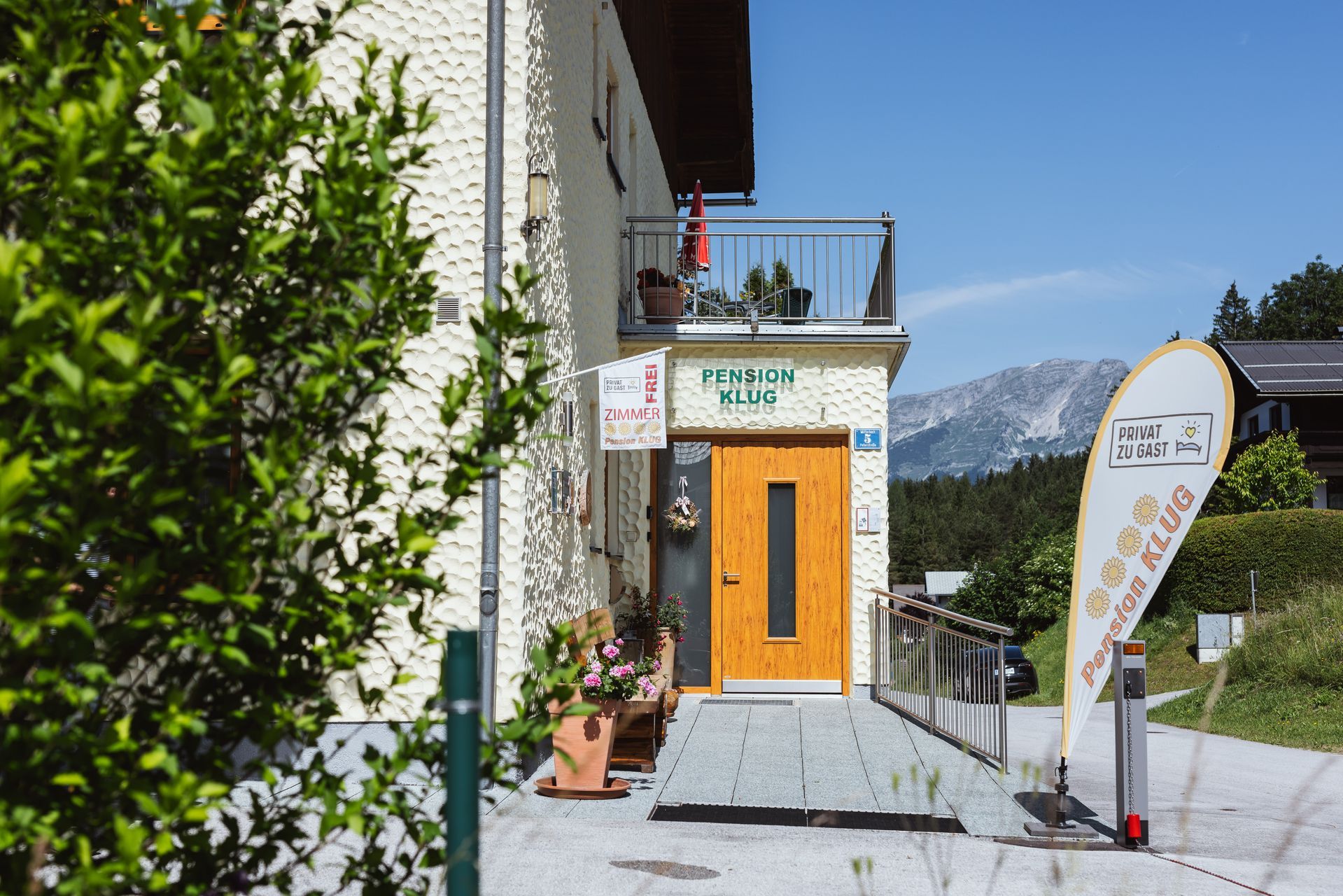 Pension Klug - Eingang