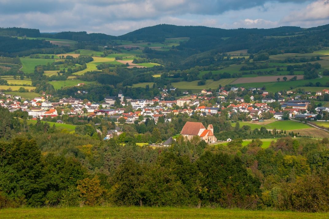 Blick zurück auf Pöggstall