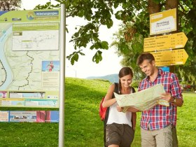 Panoramatafel bei Donaul&auml;nde in Persenbeug, &copy; Donau Nieder&ouml;sterreich / Klaus Engelmayer