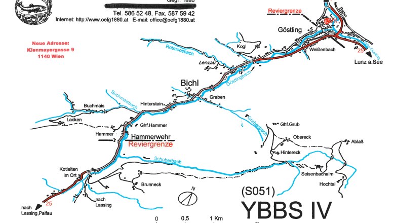 Revier G&ouml;stlingbach, &copy; TV G&ouml;stlinger Alpen