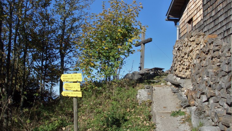 Gipfelkreuz am Hohenstein, © Alpenverein St. Pölten, Lang