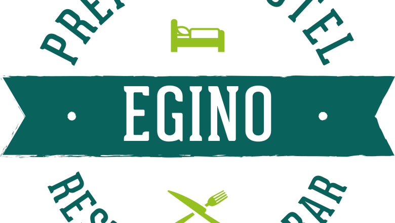 Logo des EGINO Premium Hotels mit Restaurant und Bar.