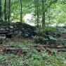Überreste von Steinmauern im Wald, © Familie Prem
