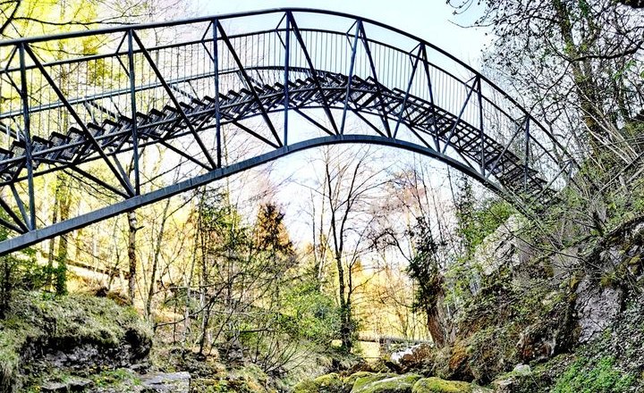 "Erlebnisbr&uuml;cke", Schmiedemeile Ybbsitz, &copy; Ybbstaler Alpen