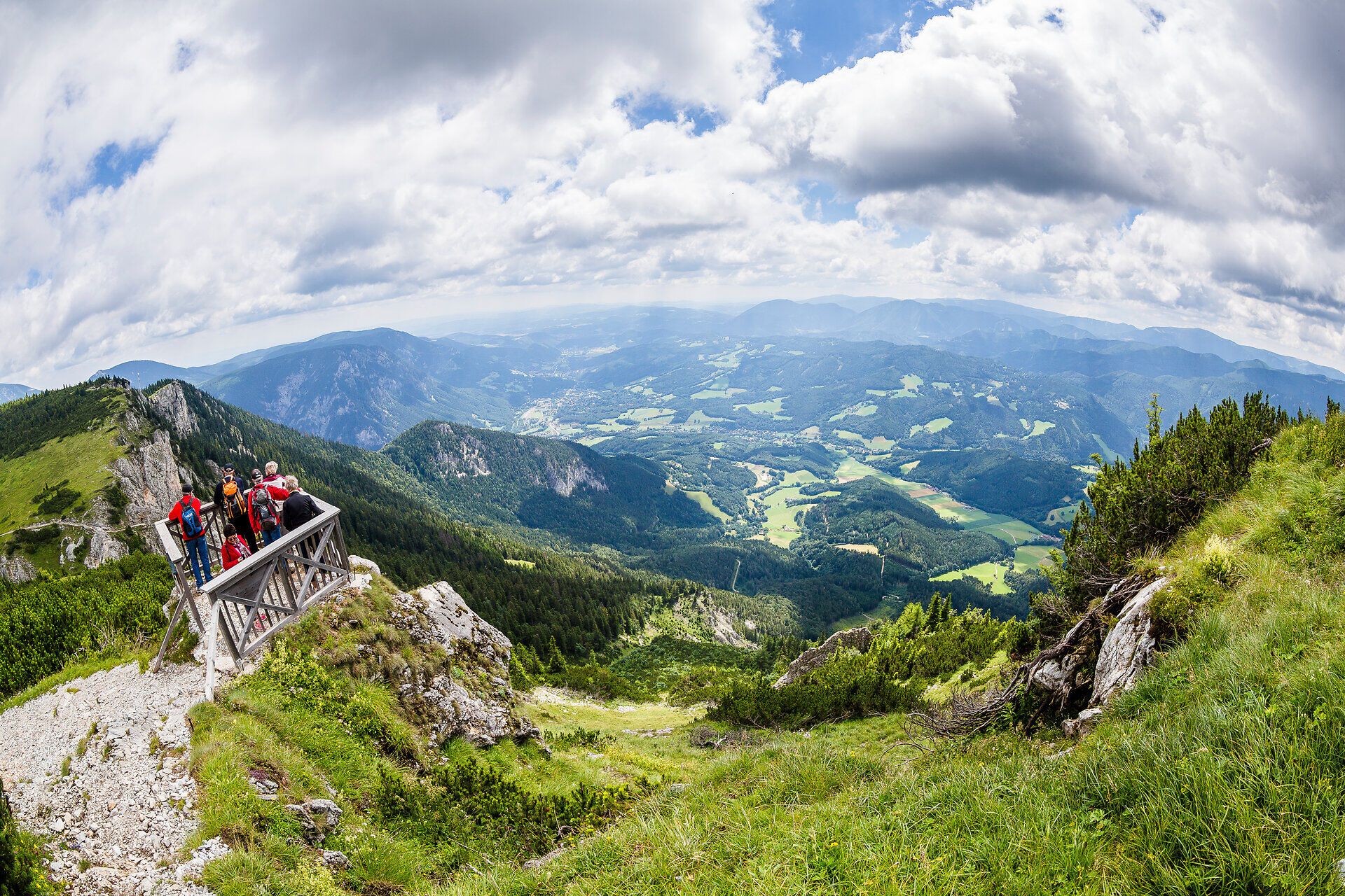 Wandererlebnis auf der Rax Wiener Alpen in Niederösterreich, Region: Semmering und Rax