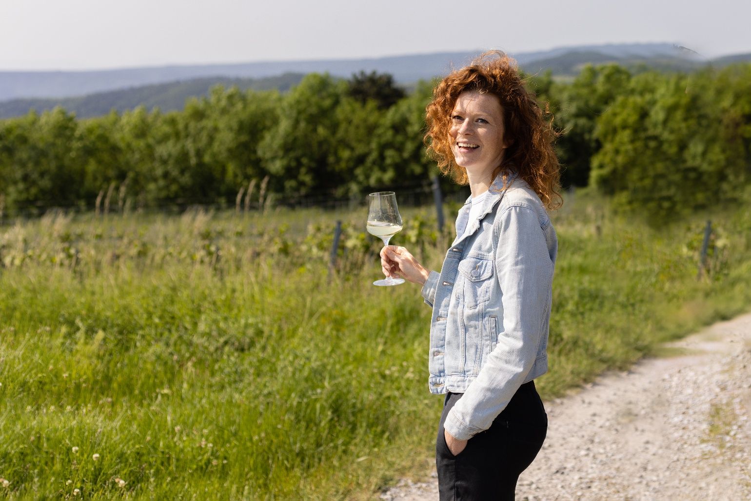 Ein Glas Wein mit Aussicht