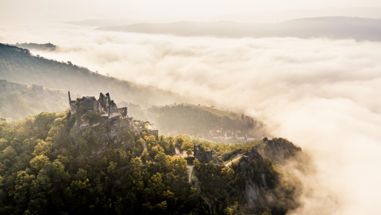 Dürnstein im Herbst mit Nebel, © Robert Herbst