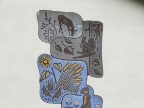 vom K&uuml;nstler erstelltes Sgraffito vom Nachbarhaus, &copy; Gottfried Grossinger