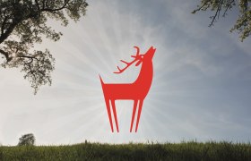 Der Platzhirsch ist das Maskottchen des Viertelfestivals, &copy; Viertelfestival Nieder&ouml;sterreich