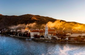 Blick auf Dürnstein, © Wachau-Nibelungengau-Kremstal
