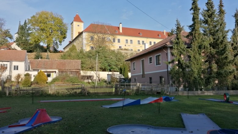 Blick Richtung Norden zum Schloss Walkenstein, &copy; USV Kainreith/Walkenstein