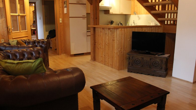 Wohnk&uuml;che, Ferienwohnung J&auml;gerstube, &copy; Marianne Schmid