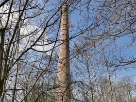 Schlot der ehemaligen F&auml;rberei, &copy; Thomas Diesner