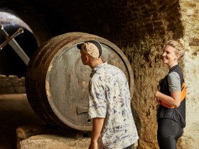 Kamp-Thaya-March Radroute - Retzer Erlebniskeller, &copy; N&Ouml;W Stefan Mayerhofer