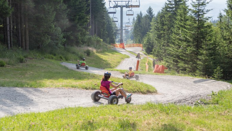 Mountaincart-Spa&szlig; in M&ouml;nichkirchen, &copy; Schischaukel M&ouml;nichkirchen Mariensee GmbH, Fotograf &amp; Fee