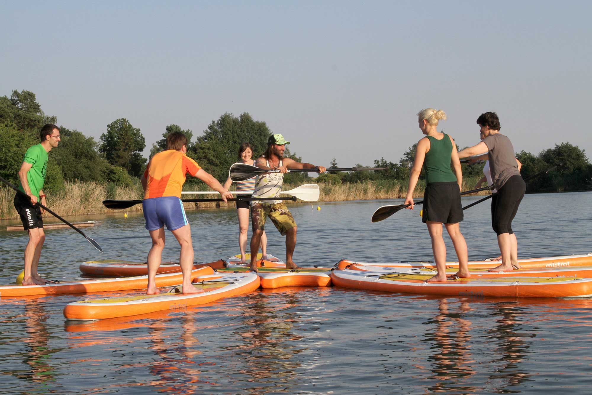 Stand Up Paddling am Edlersee