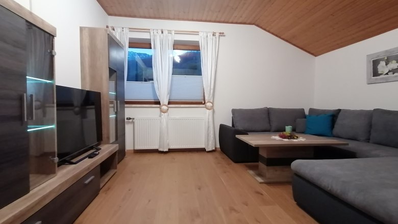 Wohnzimmer mit Flachbildschirm, &copy; Ybbstaler Alpen (Katrin Teufel)