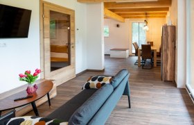 Wohnbereich, &copy; Chalets Lunz am See