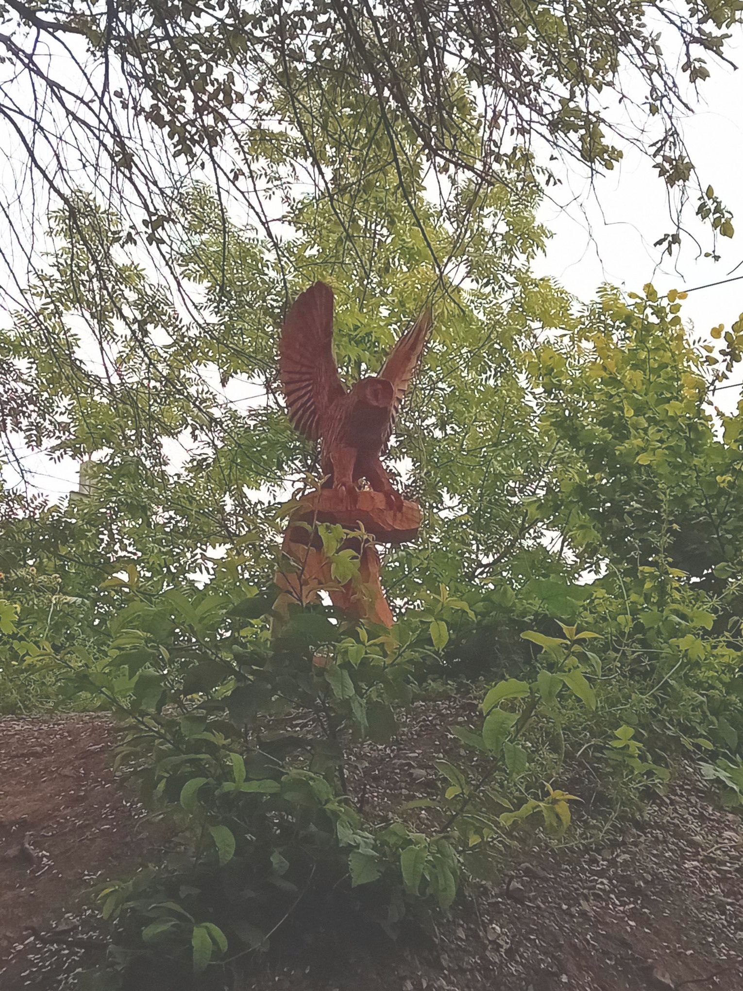 Holzschnitzfigur