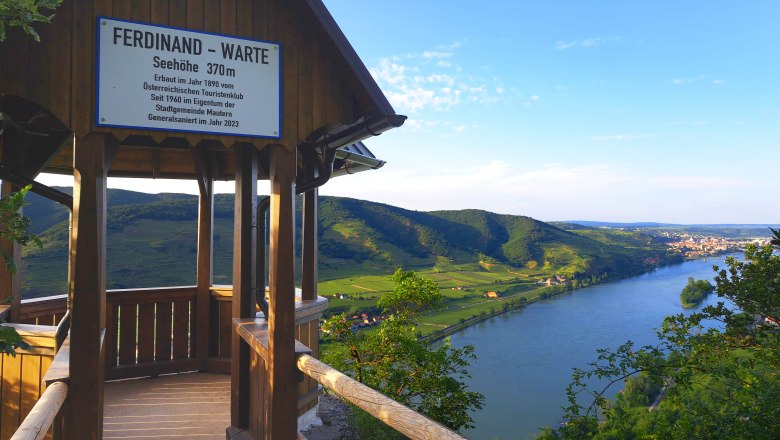 Generalsanierte Ferdinand-Warte, &copy; Gemeinde Mautern