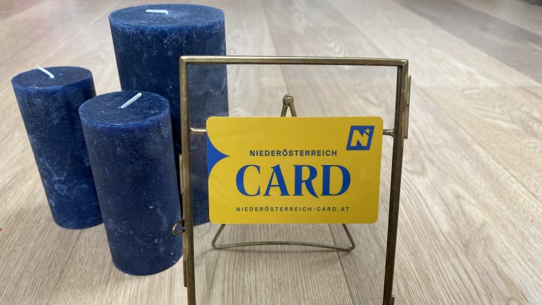 Die Niederösterreich-CARD als Geschenk, © Niederösterreich Werbung