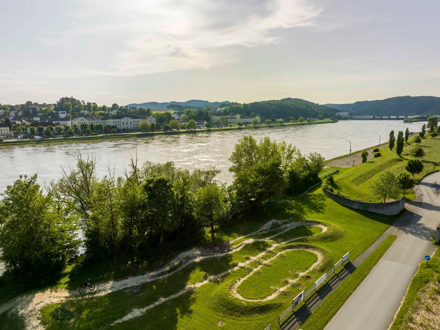 Bikearena Persenbeug-Gottsdorf Luftaufnahme