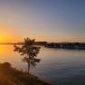 Donau Sonnenaufgang, &copy; Camping Marbach