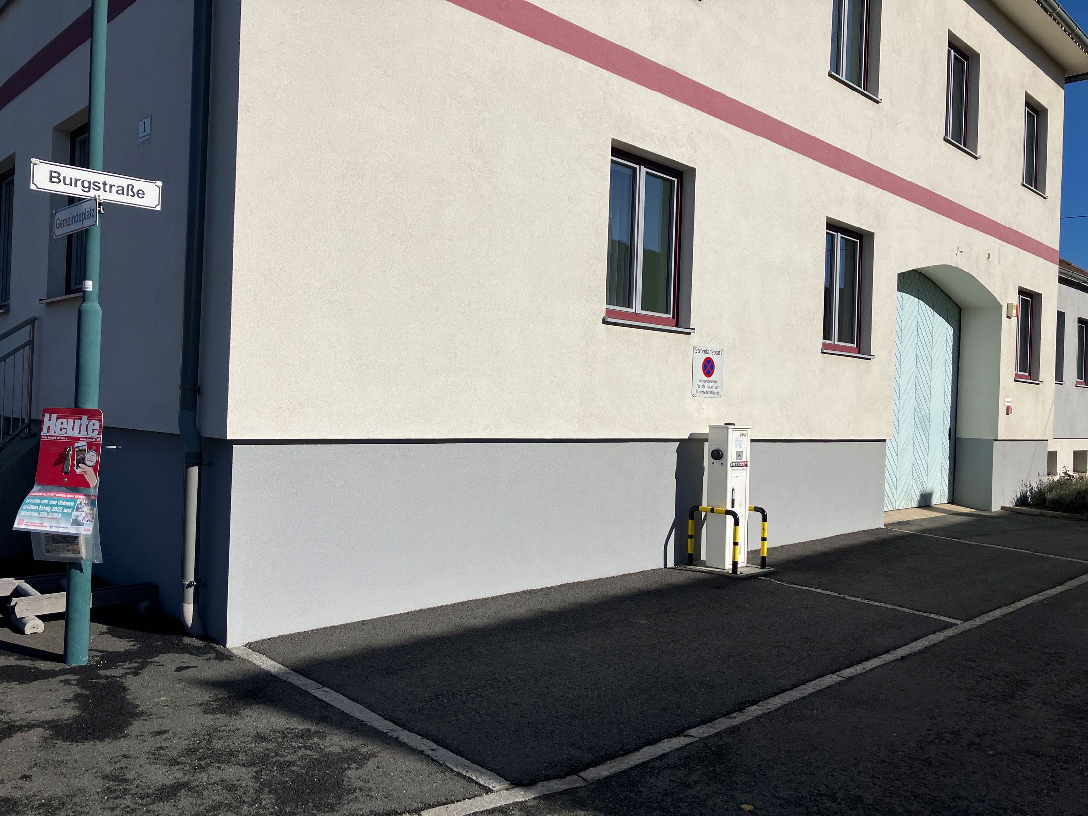 E-Tankstelle in Burgschleinitz