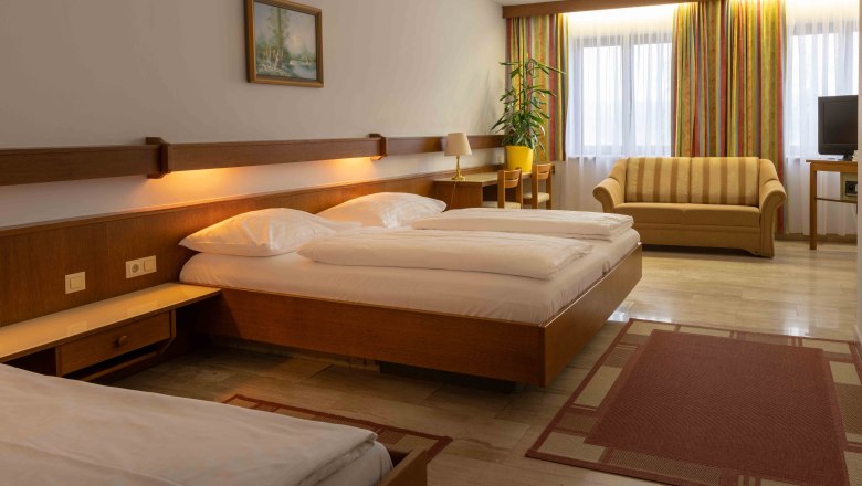 Dreibettzimmer, &copy; Hotel Anker