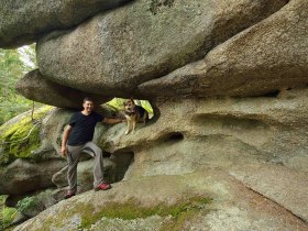 B&auml;rentrail im Waldviertel - der neue Sidestep "Felsengarten", Gletscherm&uuml;hle, &copy; Matthias Schickhofer