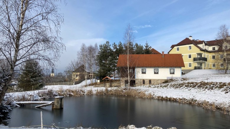 Teich-mit-Fischerhaus, &copy; Rosina Steinbrunner