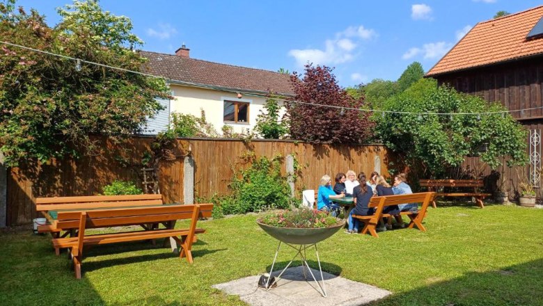 Garten im Innenhof, &copy; Haus Ebersdorf