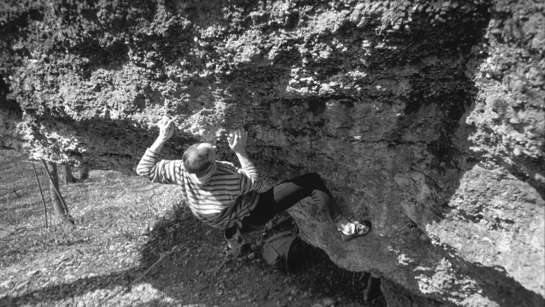 Der Felsen ist 6 m hoch, &copy; Renate Roithinger