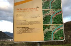 Infotafel auf der Marillenmeile beim Glauberkreuz, &copy; Donau N&Ouml; Tourismus/JS
