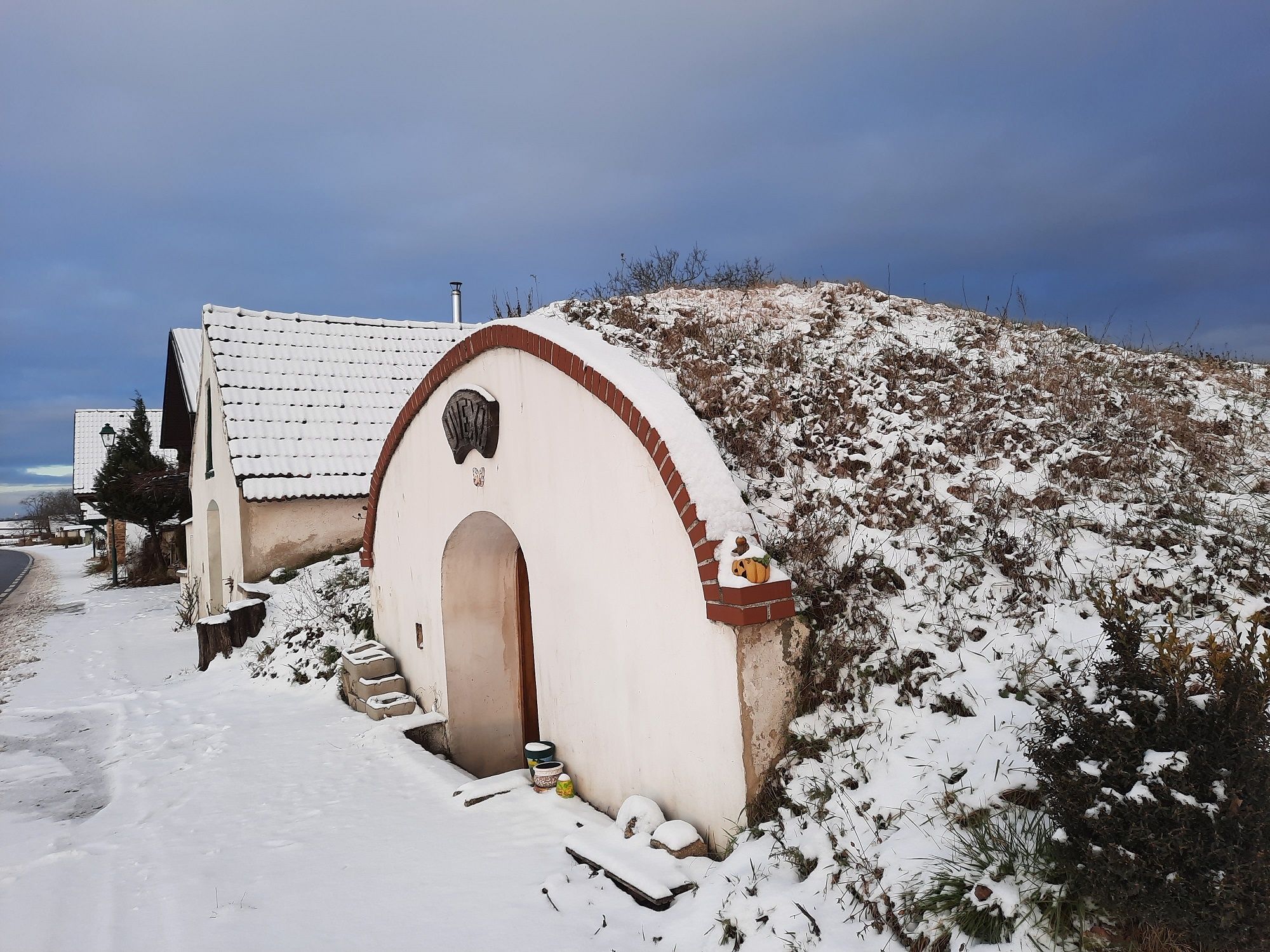 Prellenkirchner Kellergasse im Winter