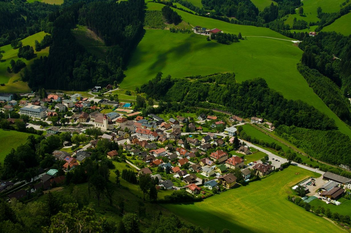 Blick auf Frankenfels