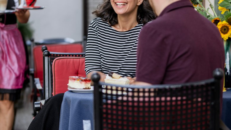 -Konditorei-Restaurant & Hotel "König Stefan", Terrasse