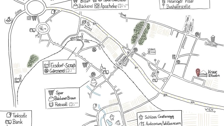 Karte Umgebung, &copy; Gebhard Auer