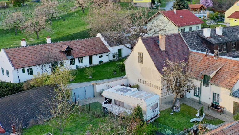 Luftbild vom Stellplatz K&ouml;nigswarte