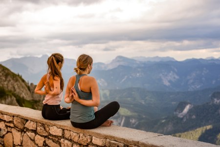 Yoga am Berg, &copy; Ludwig Fahrnberger