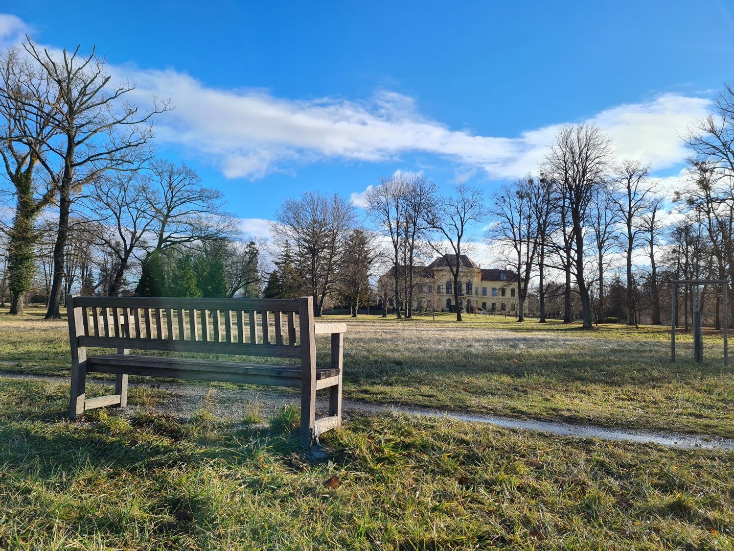 Schlosspark Eckartsau im Winter