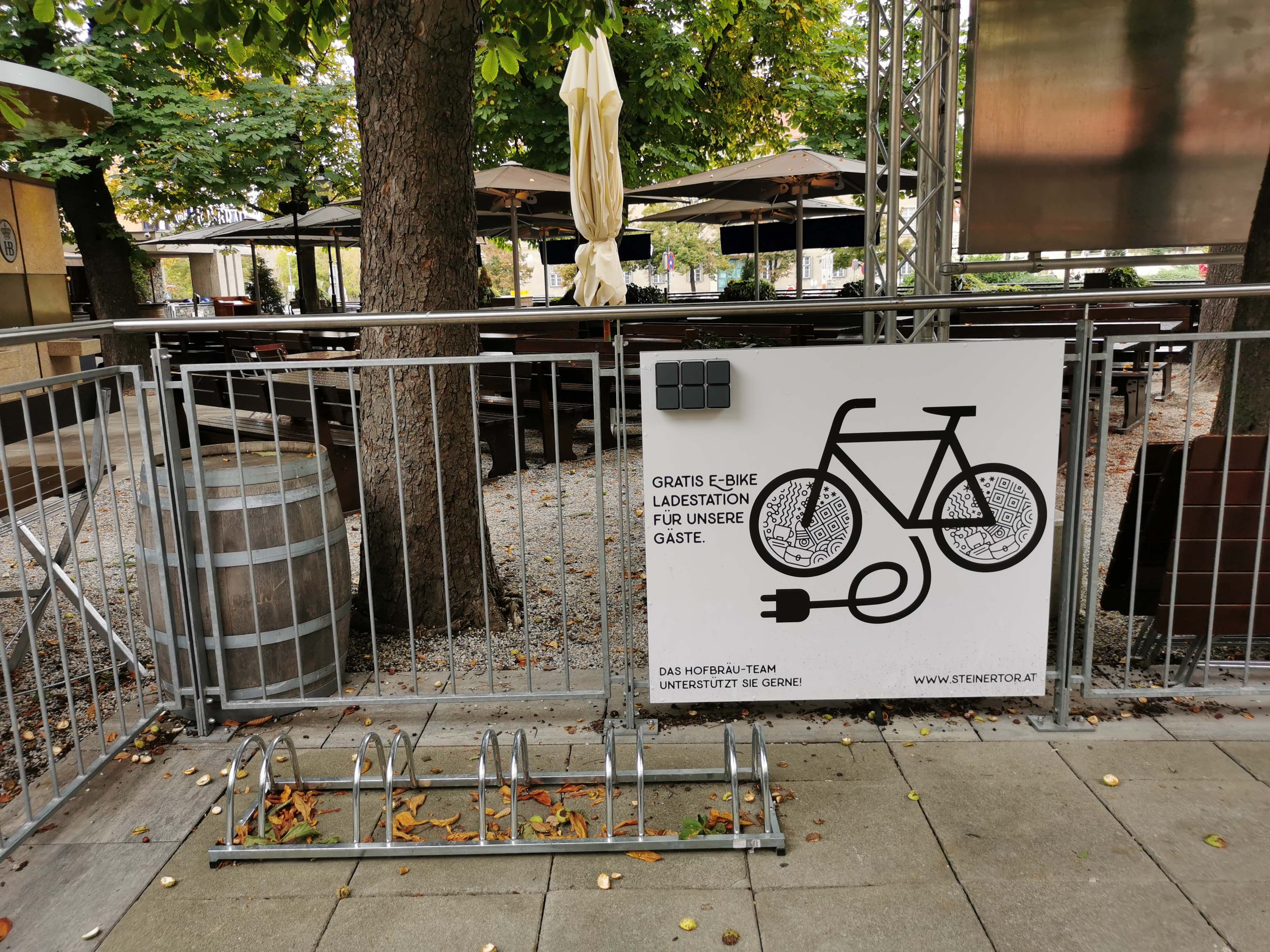 E-Ladestation beim Hofbräuhaus
