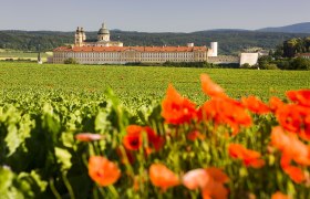 Stift Melk in der Ferne, © NÖW/Michael Liebert