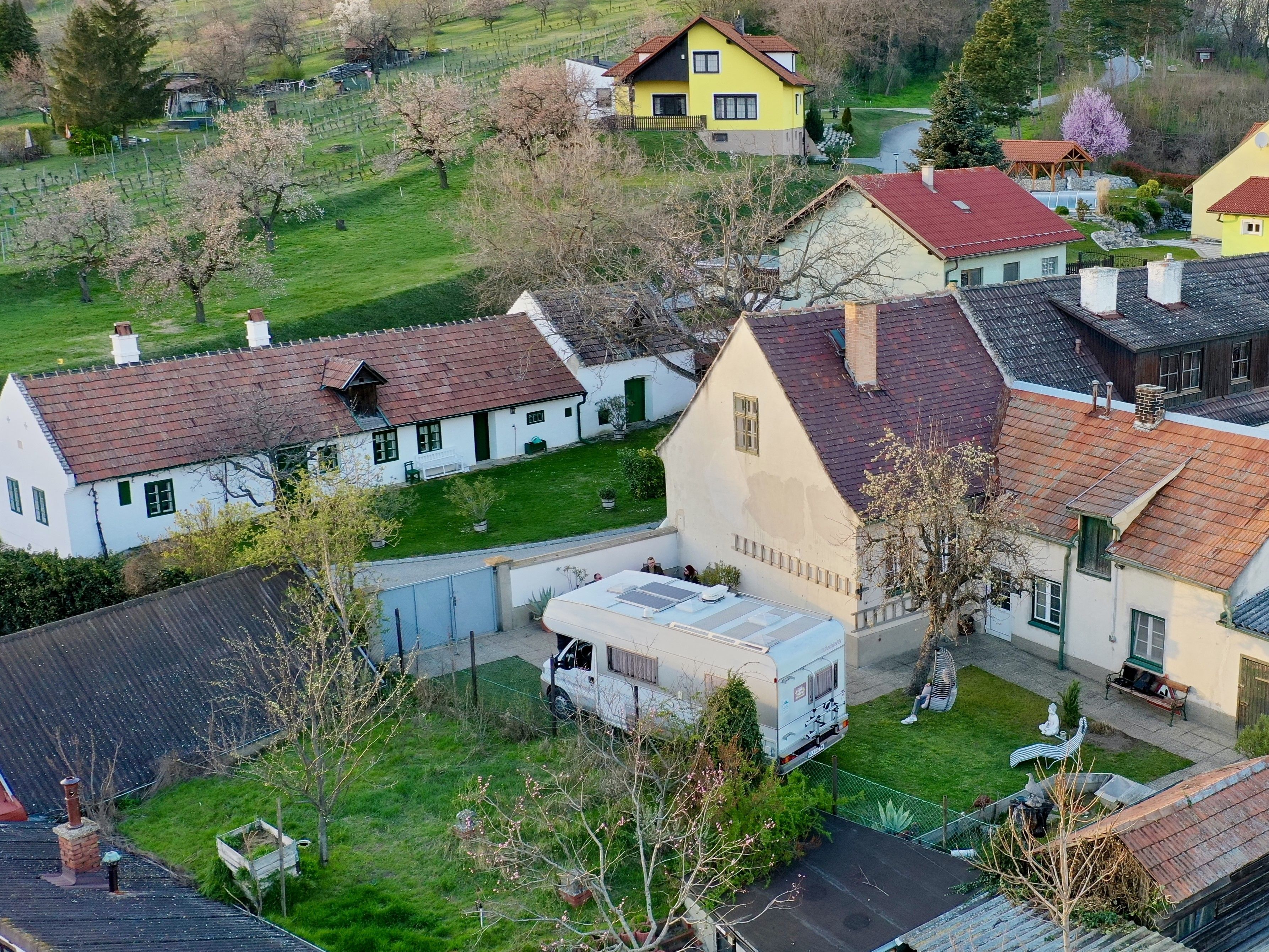Luftbild vom Stellplatz Königswarte 