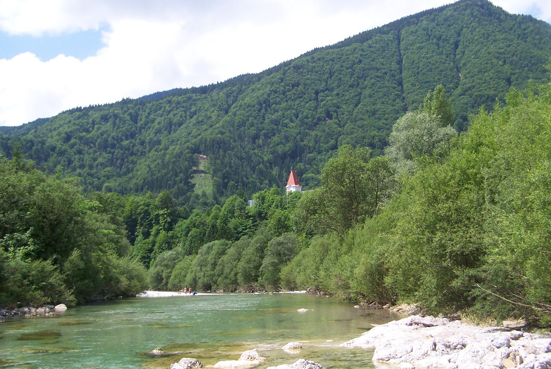 Die Ybbs in St. Georgen am Reith