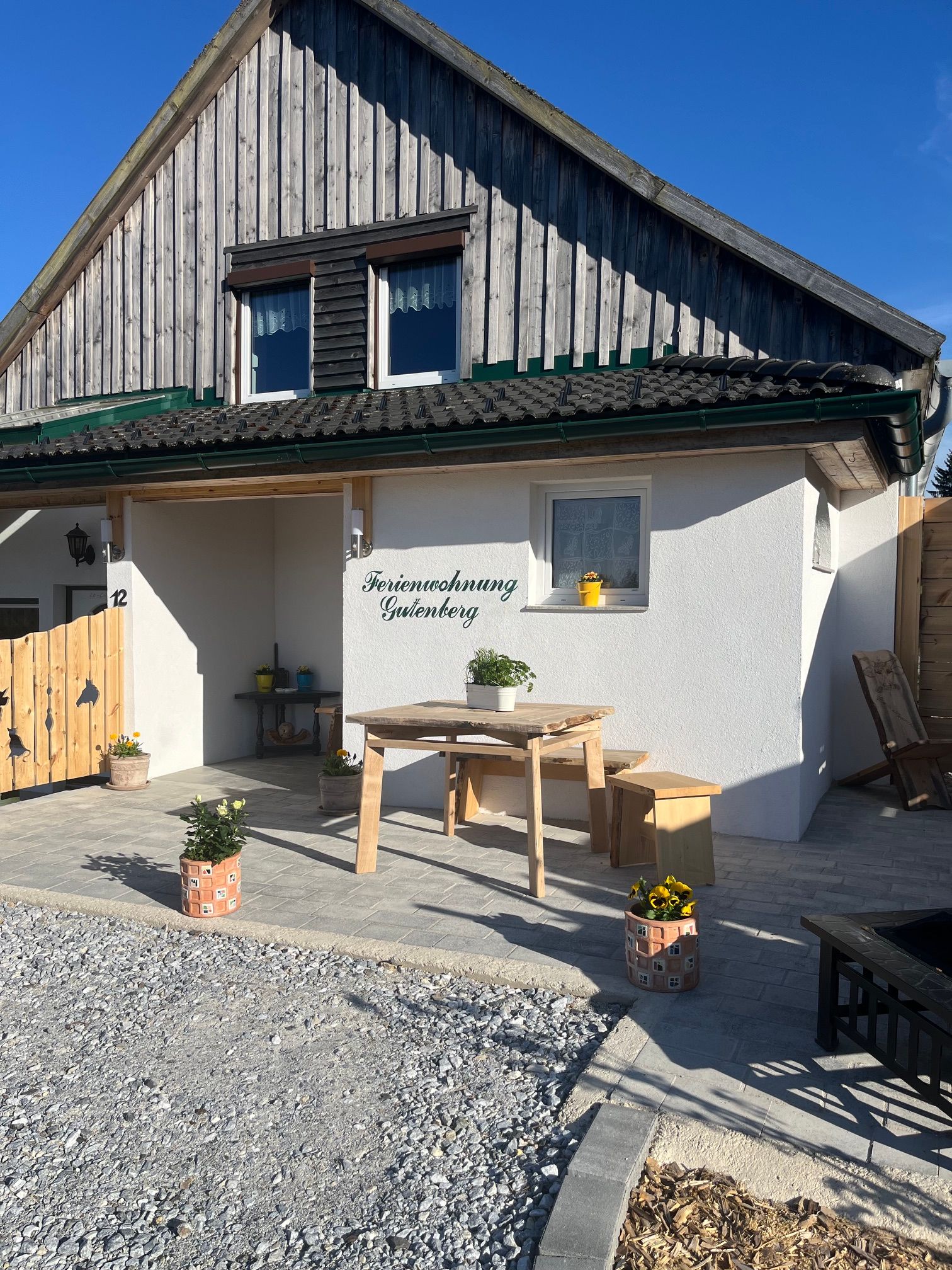 Abendsonne auf der Terrasse